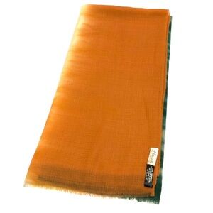 Orange & Green Lightweight Scarf